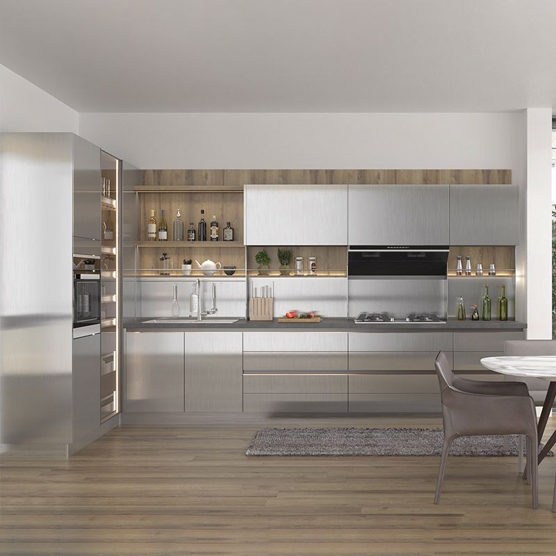 Flat Pack Luxury Full Set Smart L Shape Kitchen Designs Cabinets Modern Modern Minimalist Customized Durable Lacquer · image 2