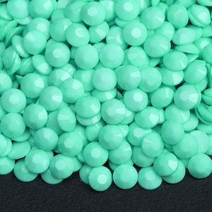 Juli Jelly Sólido Opaco Color Macarrón Resina al por mayor Piedras no fijas en caliente Diamantes de imitación de cristal para vasos de vidrio Zapatos artesanales - Product Image 5