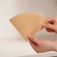 Accessoires pour café, filtres en papier coniques V-Filter, portables, écologiques, de haute qualité, filtres à café jetables