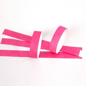 Pulseras de Tyvek al por Mayor para Eventos, Resistentes al Agua y a Desgarros, Pulseras de Papel Desechables para Identificación en Conciertos - Product Image 4