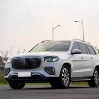 Kit carrosserie pour Benz 2013-2019 GL/GLS W166, mise à niveau W167 2024 GLS Maybach, kit carrosserie avant arrière, pare-chocs, ailes, diffuseur, tuyau d'échappement