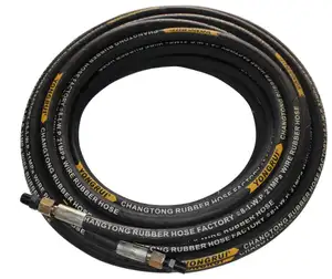 High Quality High Pressure Hydraulic Hose Motorcycle Engine Assembly China Black Rubber Hoses