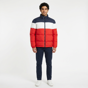 High Quality <b>Men's</b> Lightweight Water-Resistant Packable Hooded Puffer <b>Jacket</b> Custom Designs with Zipper Closure for Winter - Product Image 1