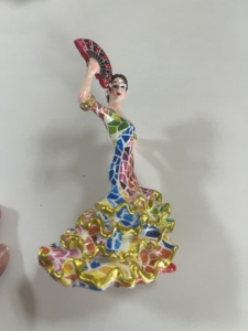 Artículos Decorativos con Mosaico de Flamenco de Barcelona, España, para Regalos de Recuerdo de Viaje - Product Image 4