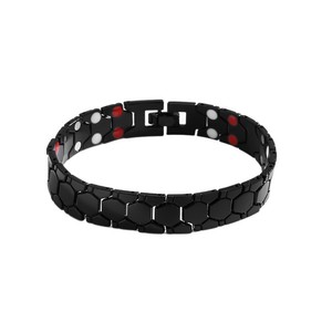 Correa de reloj hexagonal de metal para hombre, pulsera ajustable de acero inoxidable con cierre magnético, disponible en varios colores - Product Image 5