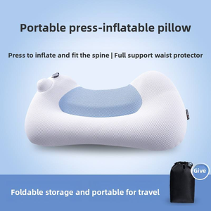 Almohada Inflable de Soporte para el Cuello, Portátil para Viajes, Rectangular, Plegable, para Siesta en la Oficina o Dormir al Aire Libre - Product Image 5