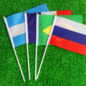 Spanduk bendera negara pengiriman cepat kustom teknik cetak Digital hadiah acara Dagang personalisasi kata desain Logo Anda - Product Image 4