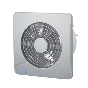 Extractor de humo Axial para el hogar, ventilador de escape de plástico y vidrio de alta calidad, color verde, AC 220V, OEM, para cocina y baño