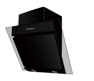 Style allemand noir verre <span class=keywords><strong>inclinée</strong></span> <span class=keywords><strong>Hotte</strong></span> cheminée - Product Image 1