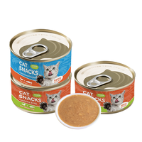 Makanan Hewan Peliharaan Grosir Kaleng Basah Ayam Sapi Tuna Resep Khusus untuk Anjing & Kucing Camilan Hewan Peliharaan Basah