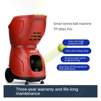 Lanzador de Pelotas de Tenis Automático Portátil PT-9001 con Control por Aplicación, Equipo de Tenis Automático, Admite Logotipo Personalizado