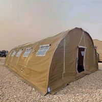 Dôme tunnel arqué personnalisé en acier ou en aluminium, tente militaire en toile pour le désert, style Moyen-Orient