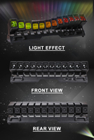 Professioneller DJ 12x60W RGBW Beam Pixel Bar LED Moving Head Light mit Farbwechsel für Atmosphärengestaltung in Bars, auf Bühnen, bei Konzerten und für DJs