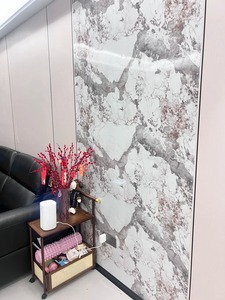 สติ๊กเกอร์ติดผนังลายเรขาคณิตสีขาวเงา <span class=keywords><strong>ORON</strong></span> แบบลอกติดได้ กันน้ำ สำหรับตู้ครัว รับประกัน 1 ปี - Product Image 6