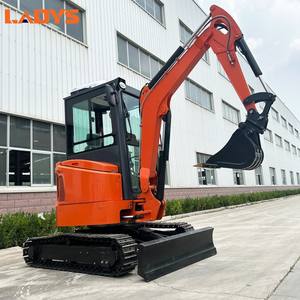 Mini Escavadora com Frete Grátis, Motor Personalizado, Escavadeira Pequena de Esteira de 3,5 Toneladas com Garra Euro 5 Ce Epa para Jardim, Fazenda e Casa - Product Image 1