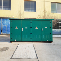 Transformateur d'éclairage public extérieur de style européen Huaxing XBW1 630KVA, ensemble complet pré-assemblé, coffret de distribution métallique IP34