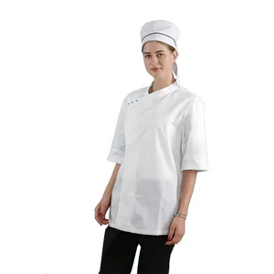 Professional chef uniform Vented Air mesh cook coat Tops chef coat for men and women