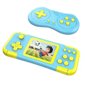 Console de vídeo game boy a12 miniconsole con control, mini console clássico, portátil, azul, retrô, jogos de mão, suporte de bolso, para gameboy gba 666