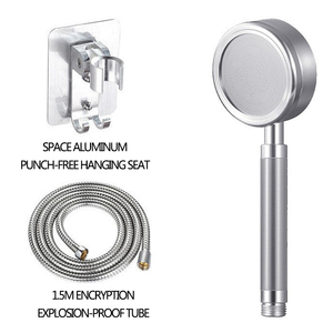 Pommeau de douche suralimenté en aluminium spatial salle de bain maison salle de bain douche douche à main - Product Image 1
