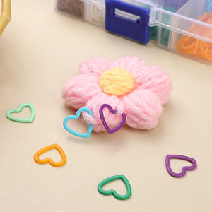 Marqueurs de mailles en forme de cœur, marqueurs de <span class=keywords><strong>crochet</strong></span>, marqueurs de verrouillage pour le tricot et le <span class=keywords><strong>crochet</strong></span> - Product Image 5