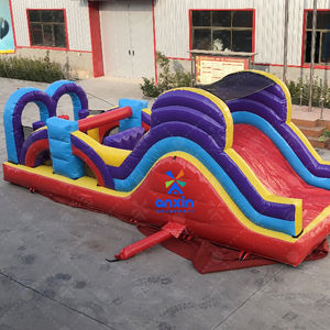 Carrera <span class=keywords><strong>de</strong></span> obstáculos <span class=keywords><strong>de</strong></span> rebote inflable terrestre <span class=keywords><strong>de</strong></span> grado comercial personalizada, parque <span class=keywords><strong>de</strong></span> atracciones para niños <span class=keywords><strong>y</strong></span> adultos, juegos deportivos inflables a la venta - Product Image 1