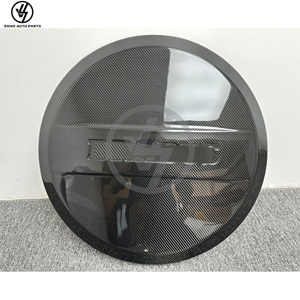 Cubierta de Llanta de Repuesto de Fibra de Carbono Seca Estilo B para G-Class G Wagon W464 W463A G500 G63, Tejido Brillante de Sarga - Product Image 3