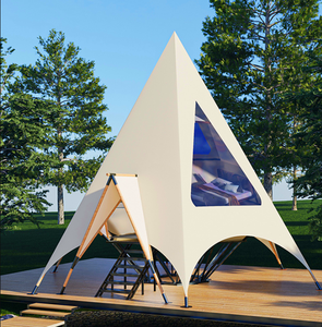 Safari <b>Tent</b> House Fully Furnished Interior Four-Season Steel Plywood Frame PVC Canvas Fabric Camping Long-Term Single - Product Image 5