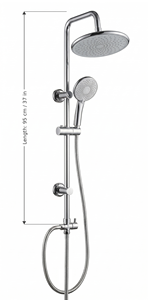 Système <span class=keywords><strong>de</strong></span> <span class=keywords><strong>barre</strong></span> <span class=keywords><strong>de</strong></span> guidage chromée haut <span class=keywords><strong>de</strong></span> gamme avec buses en silicone faciles à nettoyer pour projets – Vente en gros - Product Image 3