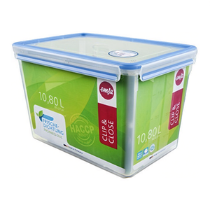 Recipiente para Alimentos Emsa Clip & Close de 10.8L con Tapa Hermética, Apto para Refrigerador, Congelador y Microondas - Product Image 3