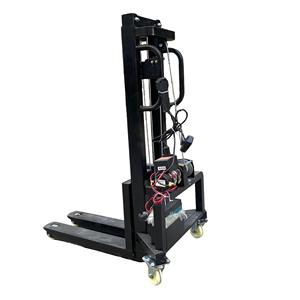 300kg thiết bị sân khấu nhỏ nâng xe nâng <span class=keywords><strong>Stacker</strong></span> Mini ngã ba Xe Tải Tự tải xe nâng bán <span class=keywords><strong>Stacker</strong></span> điện cho trường hợp chuyến bay - Product Image 2