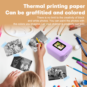 Hot KDC-030D 1080P HD <span class=keywords><strong>Dslr</strong></span> Photo Booth <span class=keywords><strong>Prix</strong></span> Mini Enfants Appareil Photo Numérique avec Imprimante Caméra Imprimante Thermique pour Enfants - Product Image 2
