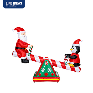 Bolas Inflables Navideñas de Cristal de Lujo con Logotipo Personalizado - Tamaño Grande de 12 cm, Bola de Luz LED Colgante para Exteriores, Equipo de Holograma - Product Image 3