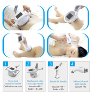 Produit Tendance 2026 : Appareil de Cavitation Sous Vide pour Remodelage Corporel et Endermologie, Brosse Nettoyante Visage, Rouleau Amincissant Sous Vide, Appareil de Beauté