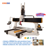 La Mejor Máquina CNC de 5 Ejes para Fresado y Router de Madera, Máquina CNC de 5 Ejes de Alta Resistencia con 1 Año de Garantía