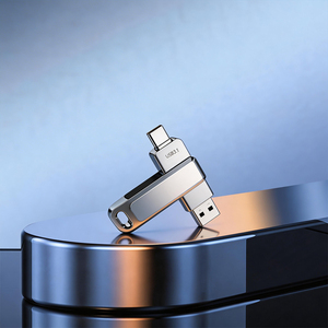 New High Speed Type-C Dual Interface USB 3.1 Flash Drive 64GB/128GB/256GB 10Gbps OTG Metal Custom Logo <strong>Business</strong> Gift 2-Year - Product Image 1