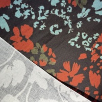 Popeline 100% Coton Peigné 40S Écologique à Motif Floral Imprimé Numérique Personnalisé, 1M Min Sans MOQ pour Vêtements
