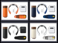 Artículos de Regalo Electrónicos: Set de Regalo Corporativo con Termo, Masajeador de Cuello, Paraguas y Batería Externa (Logotipo Personalizado de la Empresa)