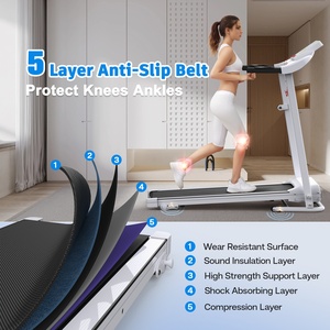 Tapis roulant pliable de haute qualité <span class=keywords><strong>pour</strong></span> usage domestique, certifié CE et UL, idéal <span class=keywords><strong>pour</strong></span> l'entraînement HIIT, directement du fabricant - Product Image 6