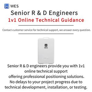 Tag de Posicionamento UWB para Armazém Interno com Carregamento Magnético Configurável, Precisão de 10cm, Alcance de 80m, Alarme Sonoro e USB - Product Image 5