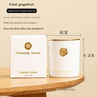 Coffret Cadeau de Bougies Parfumées de Luxe les Plus Vendues pour Mariage, Logo Personnalisé, Bougies Aromatiques en Gros pour Cadeaux de Mariage et Décoration de Lieux