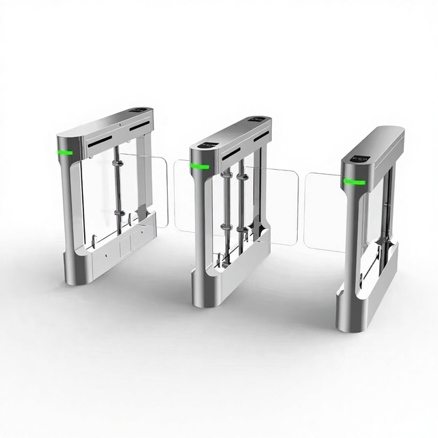 TW-XMY High-End Pedestrian Gate Facial Recognition QR Code IC Card Access Rotating Door Amusement Park Entrance Exit Brushless