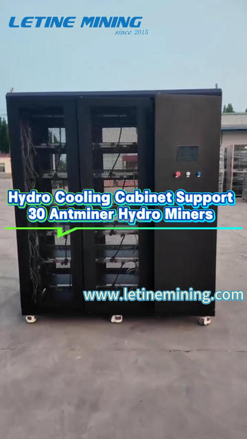 OEM 30 Slots Mining Container Hydro Cooling System for Antminer S21 S19 XP Liquid Cooled Radiator Cabinet Factory