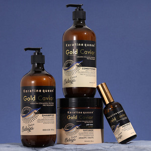 Oem מותאם אישית קוויאר תמצית גופרתי חינם חידוש לחות טיפוח שיער יוקרה טיפול שמפו סט טיפול - Product Image 1