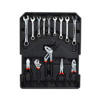 Caja de Herramientas Rodante de Alta Resistencia de 499 Piezas, Caja de Herramientas de Aleación de Aluminio, Kit de Herramientas Manuales para Mecánico de Reparación de Automóviles, para Taller y Garaje