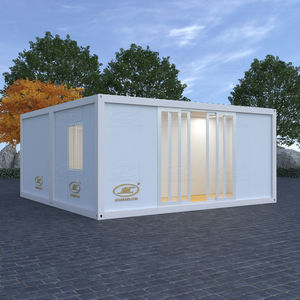 อาคารพาณิชย์สำเร็จรูปสมัยใหม่ขนาด 20 ฟุต สองชั้น แบบถอดประกอบได้ <span class=keywords><strong>บ้าน</strong></span>สำนักงานสำเร็จรูปจากแผงแซนวิชในมาเลเซีย - Product Image 2