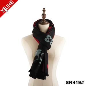 <span class=keywords><strong>Pashmina</strong></span> Hombres Bufanda Estilo Europeo Cachemira Bufanda para Hombre Personalizado Jacquard Color Negro Chales - Product Image 5