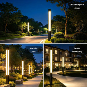 Factory Customization IP65 AC Led Street <strong>Light</strong> 30w 60w Aluminum Profile Lamp <strong>Pole</strong> 3m 4m for Yard Pathway Lawn Driveway Lighting - Product Image 5
