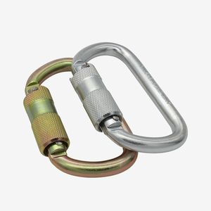 Mosquetón de Acero de Alta Resistencia de 30KN con Bloqueo Automático para Escalada - Product Image 1