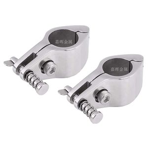 Stainless Steel Pipe <b>Clamp</b> 30mm <b>Quick</b> Release For Furniture Connection Marine Hardware - Product Image 2