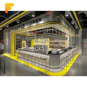 Vetrina Espositiva per Pasticceria in Legno e Vetro, Design di Lusso per Caffetterie, Bancone di Servizio per Dessert, Layout per Negozi di Marca - Product Image 3